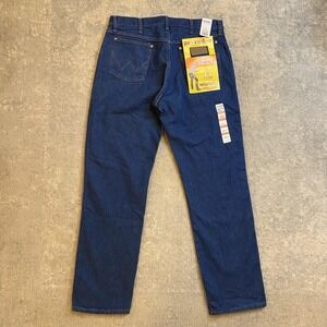 Wrangler Cowboy Cut Jeans Mens 34x32 Blue 13MWZ Original Fit Western Denim